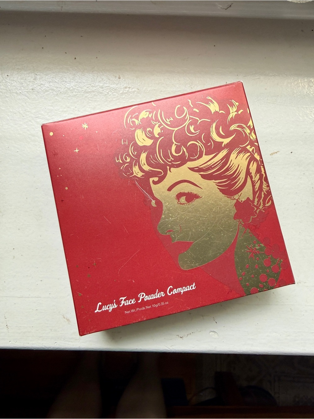 Besame Cosmetics I Love Lucy Powder Compact w/Box BNIB Limited Edition